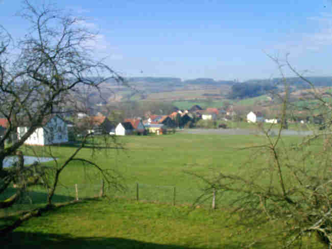 Blick über die Fränkische Landschaft