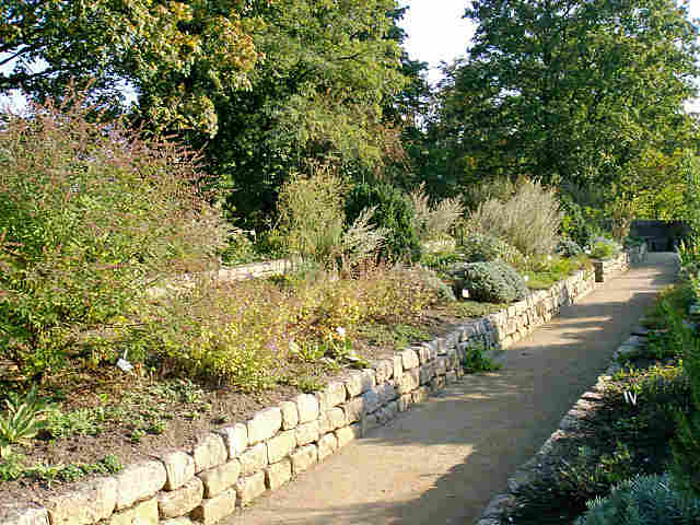 Der Kräutergarten des Klosters beziehungsweise der alten Abtei