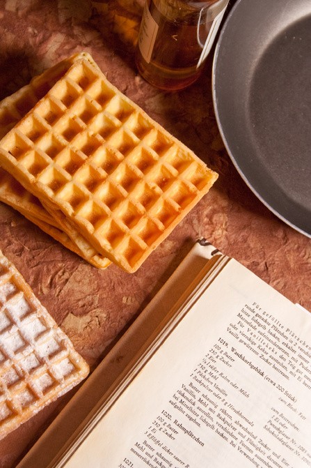 selbstgemachte Waffeln