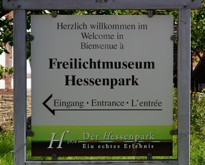 Der Eingang zum Hessenpark