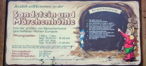 Sandstein- und Märchenhöhle in Thüringen bei Meiningen